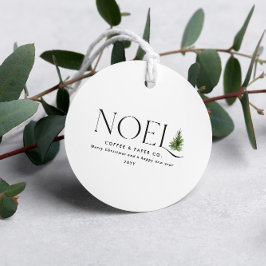 Weihnachten Moderne Typografie 1 Foto Geschenkanhänger