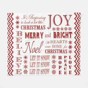 Weihnachten moderne vintage typografie decke