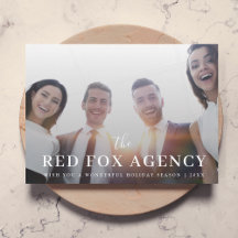 Weihnachten | Modernes Corporate Team Foto