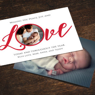 Weihnachten Modernes Foto Kalligrafie Script Liebe