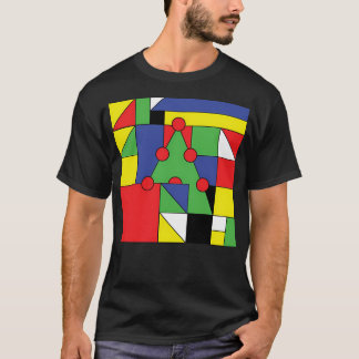 Weihnachten Mondrian T-Shirt
