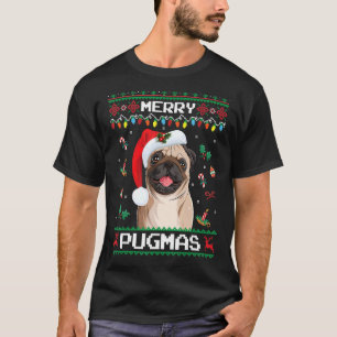 Weihnachten Mops Weihnachten für Mops Merry Pugmas T-Shirt