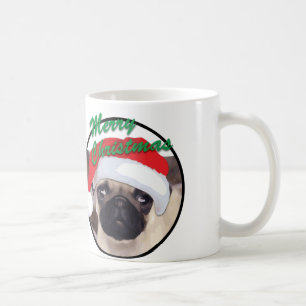 Weihnachten Mops - Weiße 11 oz Klassische Weiße Ta Tasse