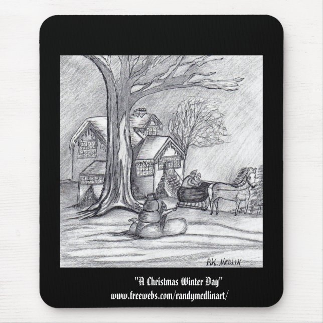Weihnachten Mousepad (Vorne)