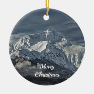 Weihnachten Mt Everest Keramik Ornament