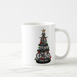 Weihnachten Mtb Mountainbike-Weihnachtsbaum Lustig Kaffeetasse