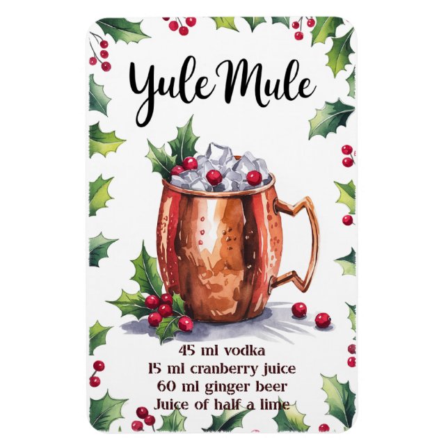 Weihnachten Mule Magnet (Vertikal)