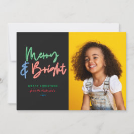 Weihnachten Multi-Foto hell modern bunt Nebel Ankündigung