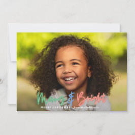 Weihnachten Multi-Foto hell modern bunt Nebel Ankündigung