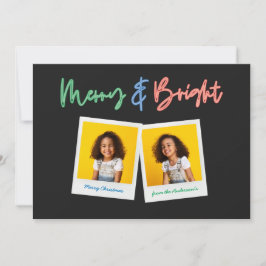 Weihnachten Multi-Foto hell modern bunt Nebel Ankündigung