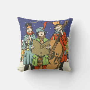 Weihnachten, Musiker spielen mit Musik Kissen