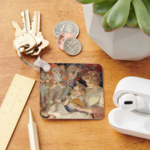 Weihnachten, Muttersprache Reading Bedtime Story Schlüsselanhänger