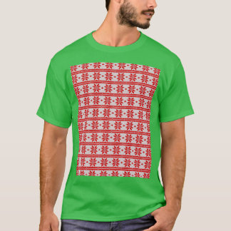 Weihnachten Nahtlose Knittermuster Grafik TShir T-Shirt