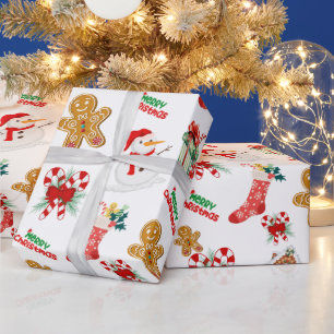 Weihnachten Nahtloses Muster Geschenkpapier