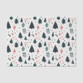 Weihnachten Nahtloses Muster Seidenpapier