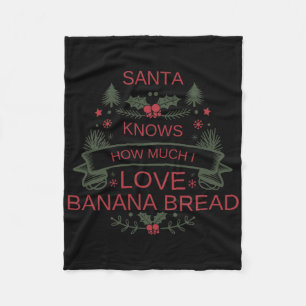 Weihnachten Nana Brot Lover Shirt für Komfort Food Fleecedecke