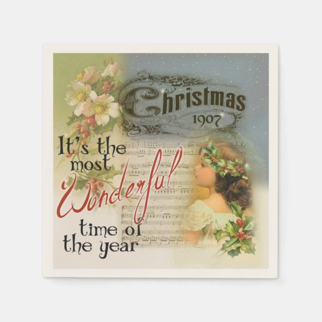 Weihnachten Napkins Serviette (Vorderseite)