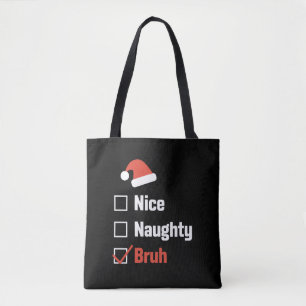 Weihnachten Nett Unartig Bruh Lustige Weihnachtsli