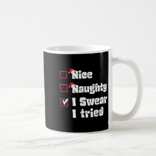 Weihnachten Nett Unartig Ich Schwöre Ich Habe Vers Kaffeetasse