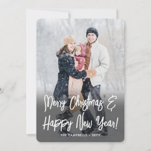 Weihnachten & Neue Jahre Weißes Script 2 Foto