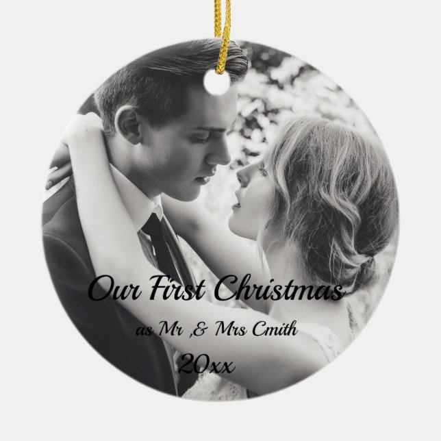 Weihnachten, neue Weihnachten, Weihnachten Keramik Ornament (Vorne)