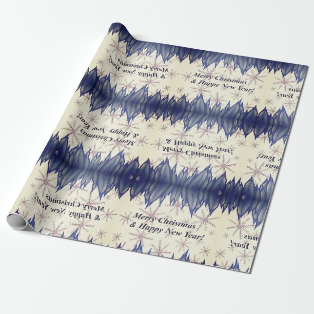 Weihnachten, Neues Jahr Geschenkpapier (Ungerollt)