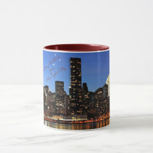 Weihnachten - New York City Skyline Tasse