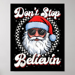 Weihnachten nicht aufhören, Weihnachtsmänner Fraue Poster