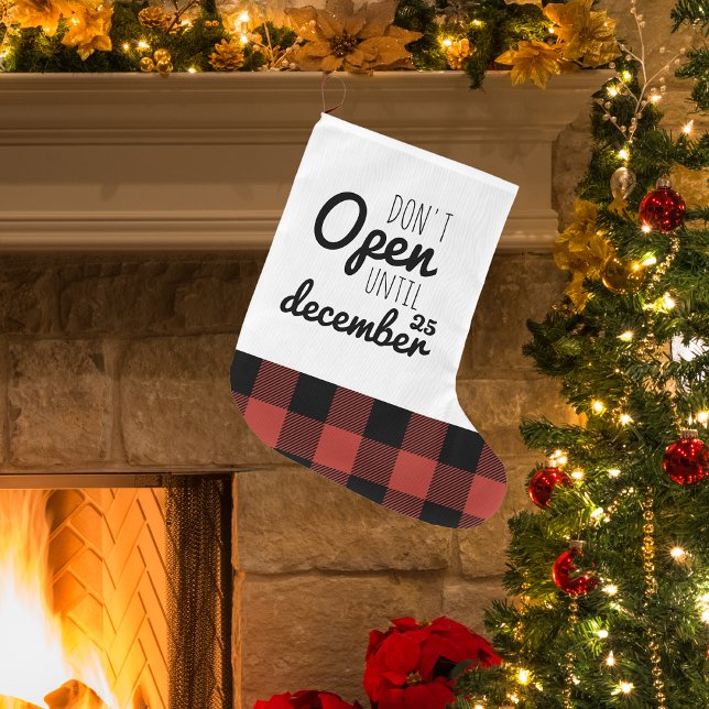 Weihnachten nicht öffnen | Urlaub Großer Weihnachtsstrumpf (Von Creator hochgeladen)