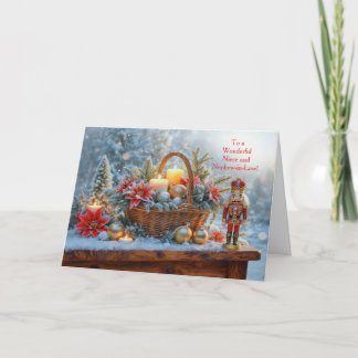 Weihnachten Nichte und Schwager oder Neffe in Law Karte