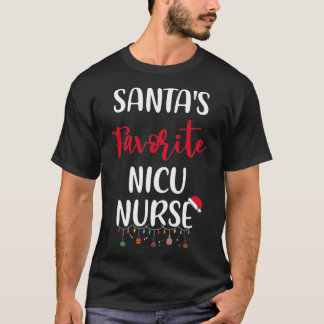 Weihnachten: Nicu Nurse Pajama Xmas Liebling T-Shirt