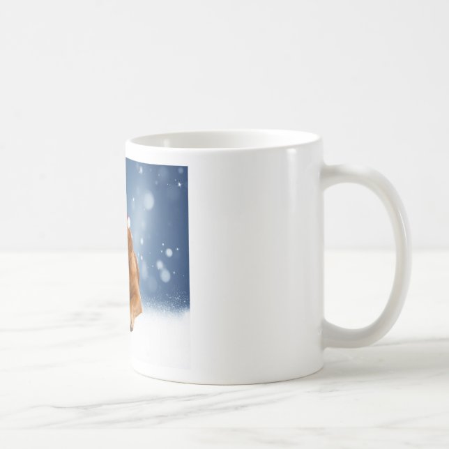 Weihnachten Niedlich Golden Retriever Hund Weihnac Kaffeetasse (Rechts)