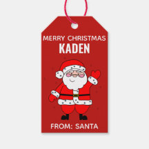 Weihnachten Niedlich Kids Cartoon Santa Red