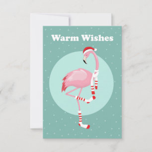 Weihnachten Niedlich Pink Flamingo