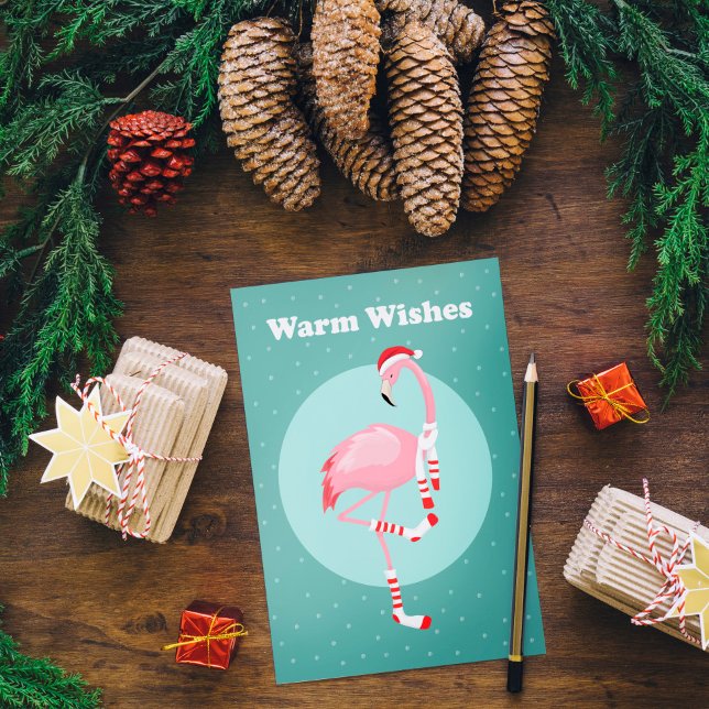 Weihnachten Niedlich Pink Flamingo (Von Creator hochgeladen)