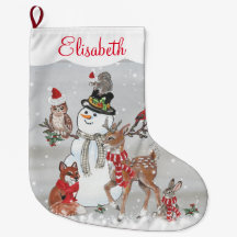 Weihnachten Niedlich Reindeer Woodland Animal Snow