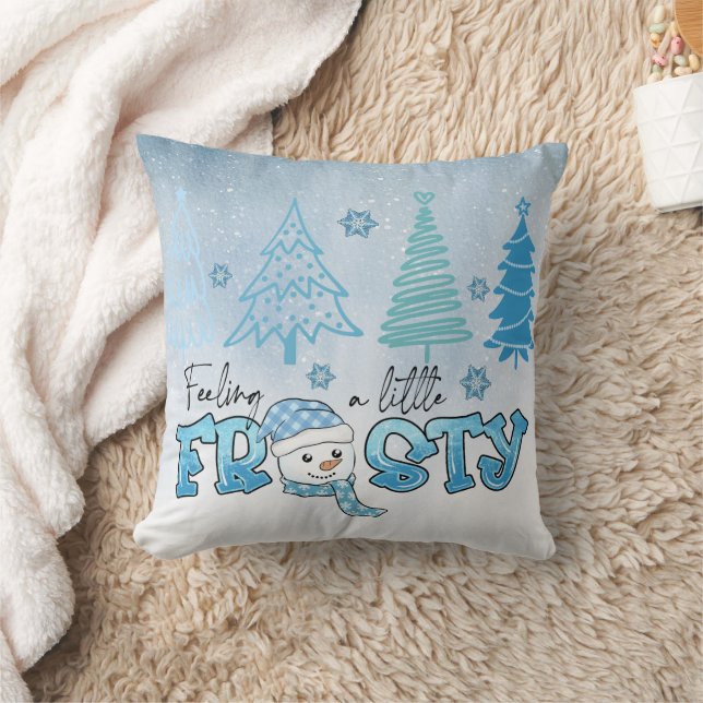Weihnachten Niedlich Snowman Kissen (Decke)