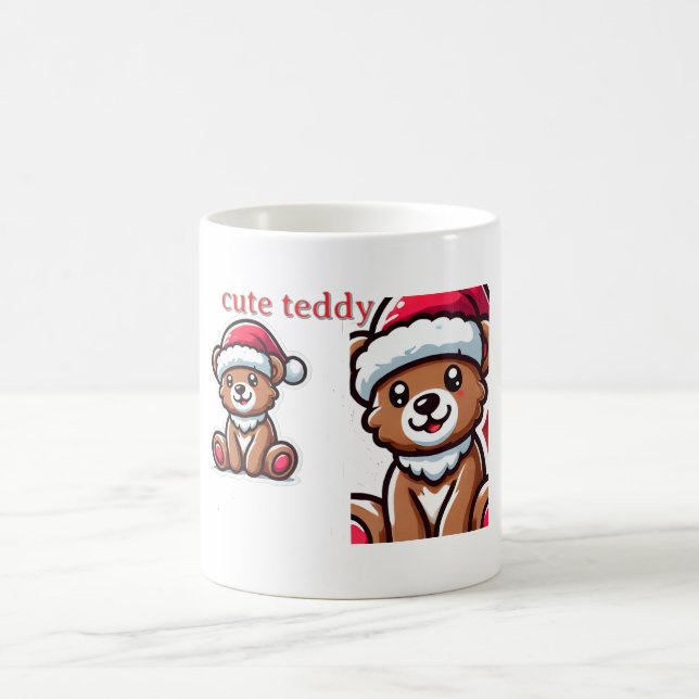 Weihnachten Niedlich Teddy Coffee Classic Tasse (Mittel)