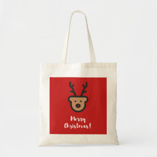 Weihnachten, Niedliche Rentiere Tragetasche