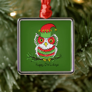 Weihnachten Niedlicher Feiertag Ornament Aus Metall