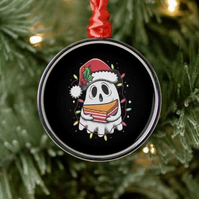 Weihnachten Niedlicher Geist Weihnachten Party Wei Ornament Aus Metall (Baum)