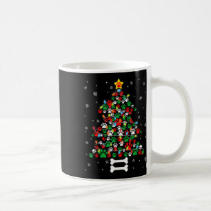 Weihnachten Niedlicher Hund Paws Weihnachten Baum  Kaffeetasse