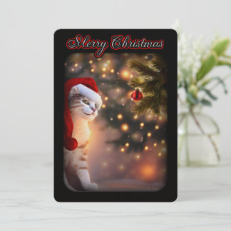 Weihnachten Niedlicher Urlaub Ornament Weihnachtss Einladung