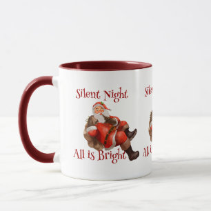 Weihnachten Niedlicher Weihnachtsmann Funny Jolly Tasse