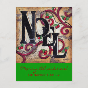 Weihnachten Noel ~ Postkarte