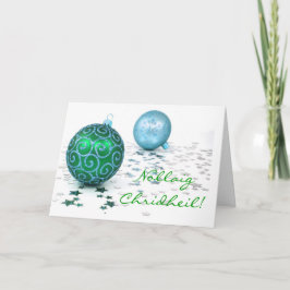 Weihnachten Nollaig Chridheil I Holiday Card