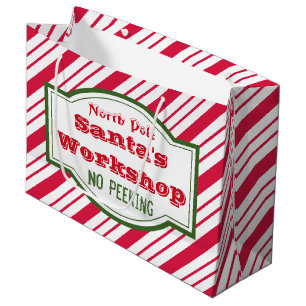 Weihnachten Nordpol Kinder Geschenktasche Große Geschenktüte
