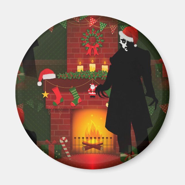 Weihnachten nosferatu magnet (Vorne)