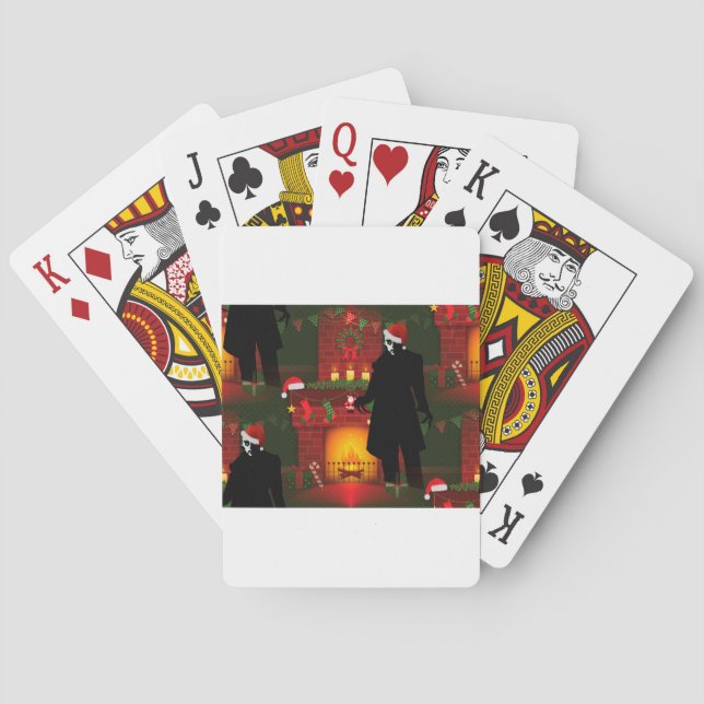 Weihnachten nosferatu spielkarten (Rückseite)
