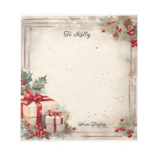 Weihnachten Notizblock